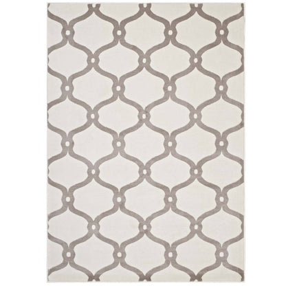 Modway Beltara Chain Link Transitional Trellis 8x10 Area Rug - R-1129-810 | Rugs | Modishstore - 9