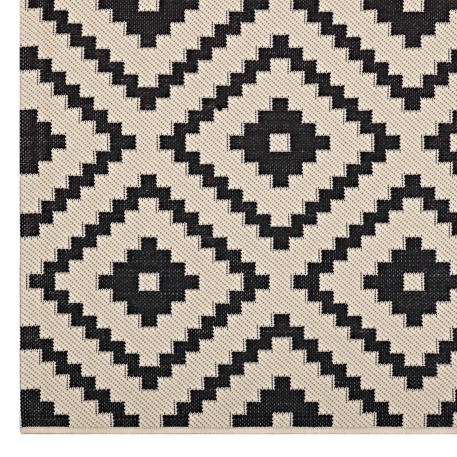 Perplex Geometric Diamond Trellis 9x12 Indoor and Outdoor Area Rug By Modway - R-1134-912 | Rugs | Modishstore - 2