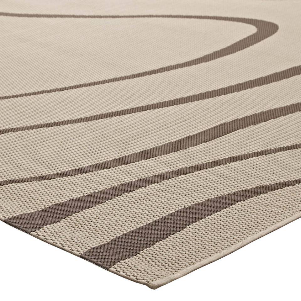 Modway Surge Swirl Abstract 8x10 Indoor and Outdoor Area Rug - R-1138-810 | Rugs | Modishstore - 4