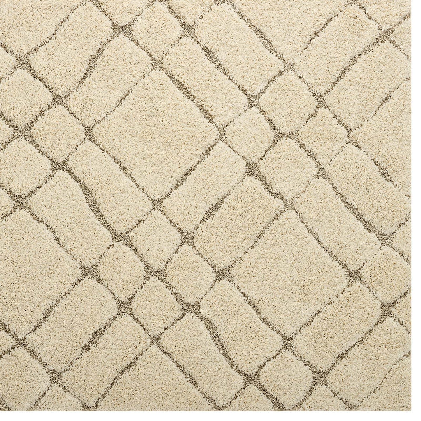 Modway Jubilant Verona Abstract Geometric 5x8 Shag Area Rug - R-1149-58 | Rugs | Modishstore - 2