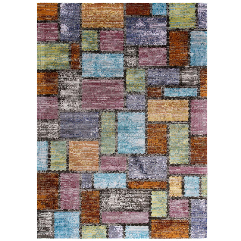 Modway Success Nyssa Abstract Geometric Mosaic 4x6 Area Rug - R-1162-46 | Rugs | Modishstore - 1