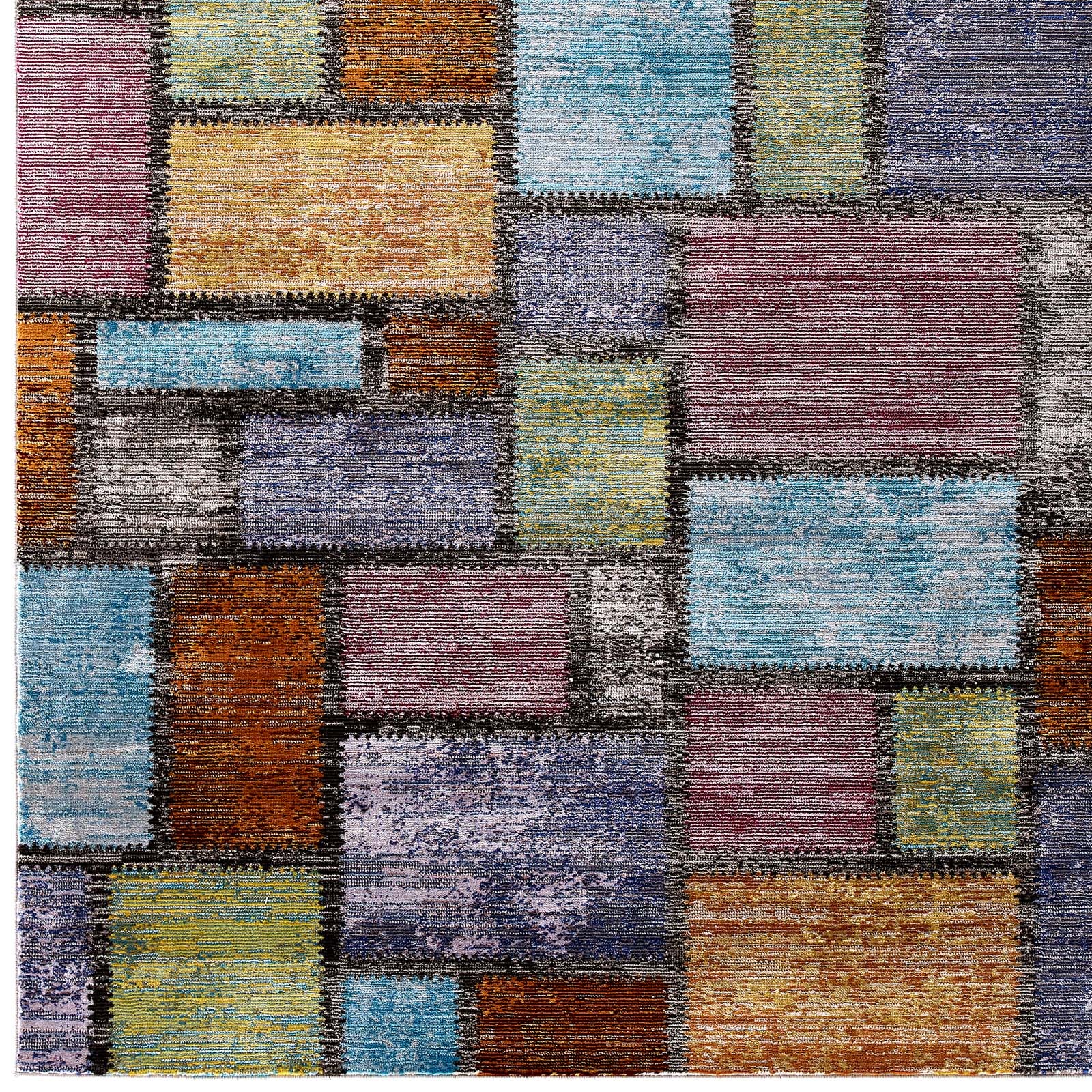 Modway Success Nyssa Abstract Geometric Mosaic 4x6 Area Rug - R-1162-46 | Rugs | Modishstore - 2