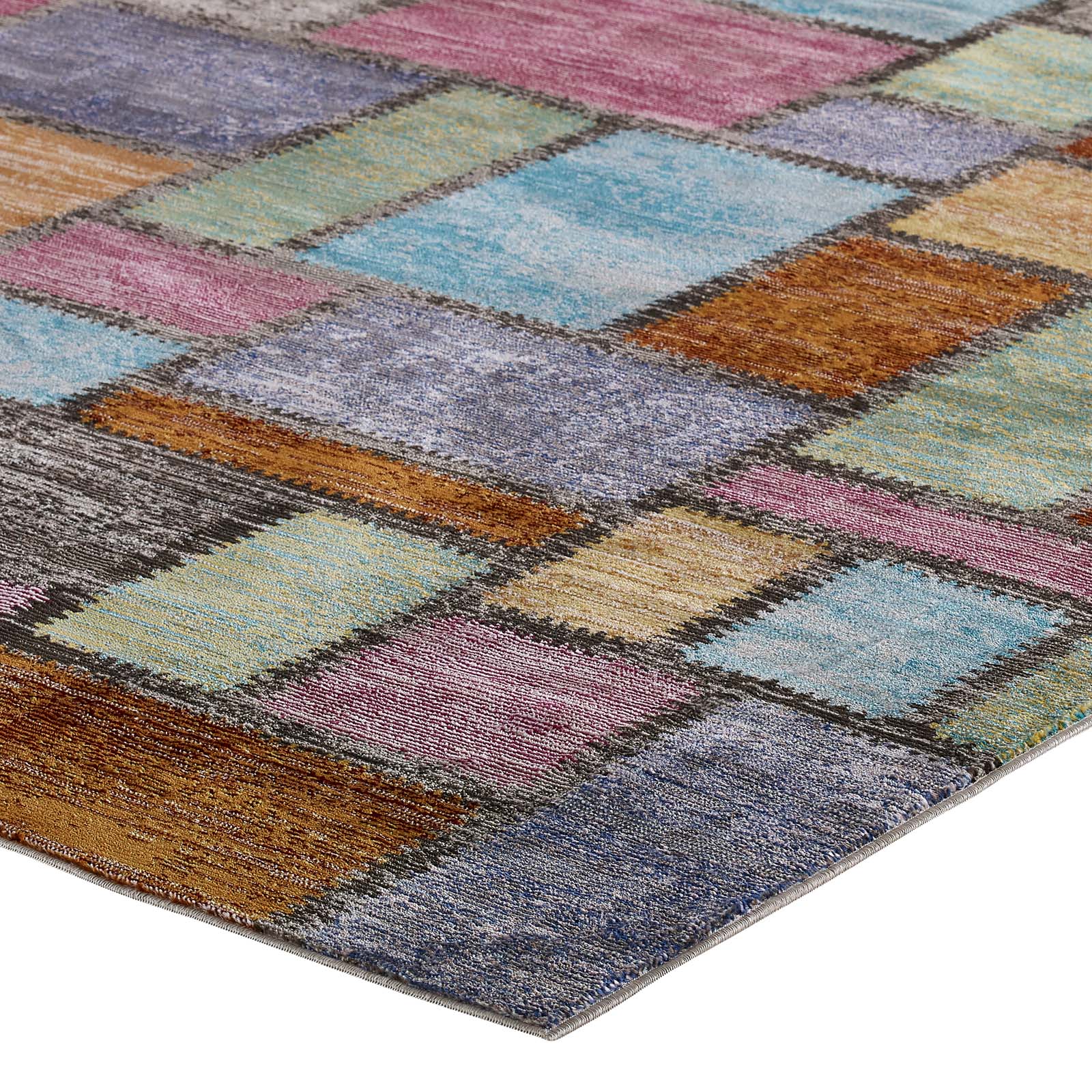 Modway Success Nyssa Abstract Geometric Mosaic 4x6 Area Rug - R-1162-46 | Rugs | Modishstore - 3