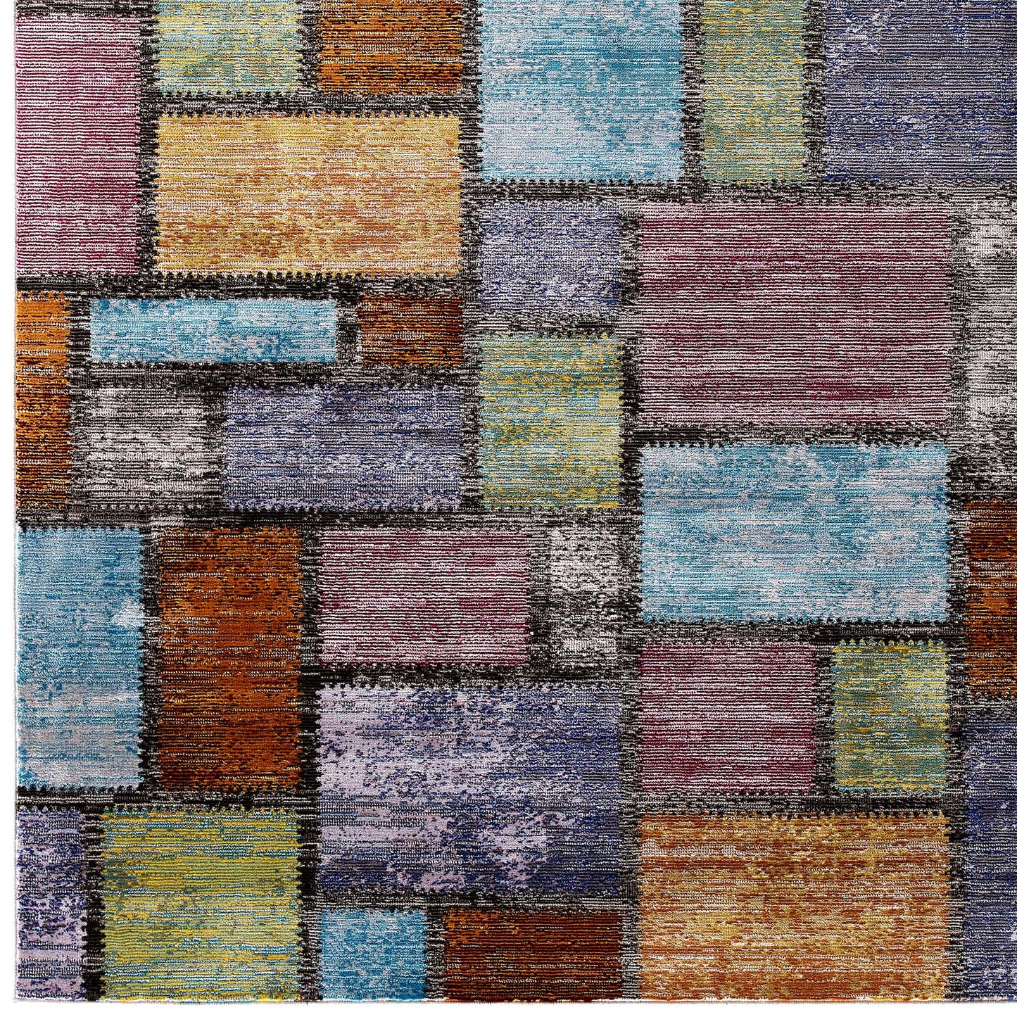 Modway Success Nyssa Abstract Geometric Mosaic 5x8 Area Rug - R-1162-58 | Rugs | Modishstore - 2