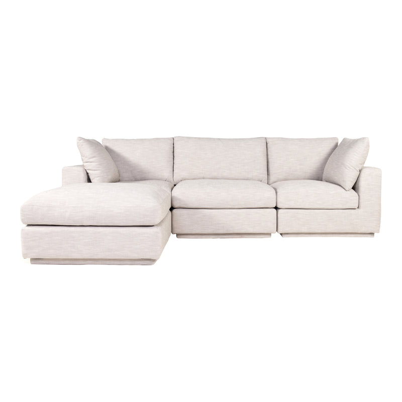 Justin Lounge Modular Sectional Taupe By Moe's Home Collection | Sofa Set | Modishstore - 1