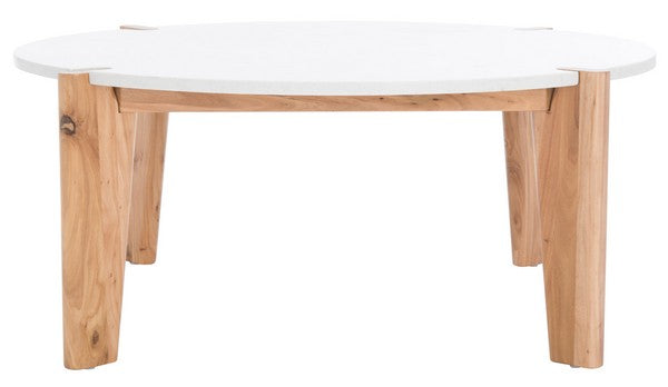 Safavieh Garcia Marble Top Coffee Table - Natural | Coffee Tables | Modishstore - 2