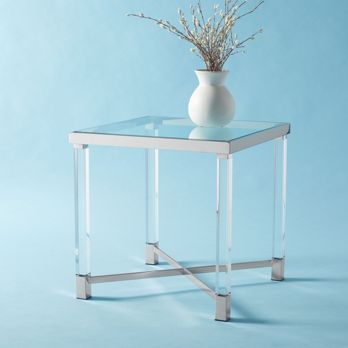 Safavieh Shawna Acrylic End Table | End Tables | Modishstore - 6