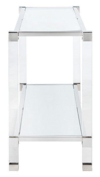 Safavieh Angie Acyrlic Console Table - Silver | Console Tables | Modishstore - 4