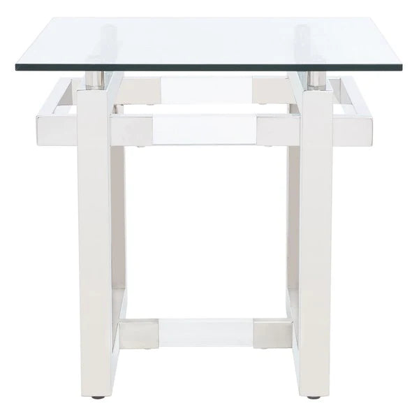 Safavieh Montrelle Acrylic Accent Table - Silver | Accent Tables | Modishstore - 2