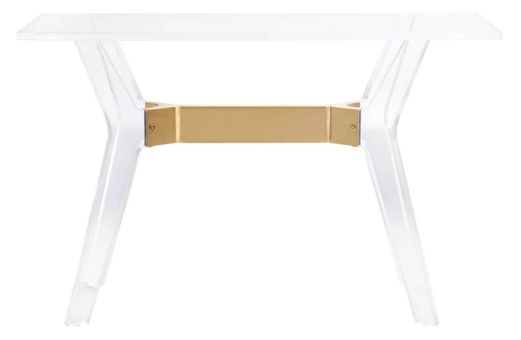 Safavieh Werner Acrylic Console Table - Brass | Console Tables | Modishstore - 2