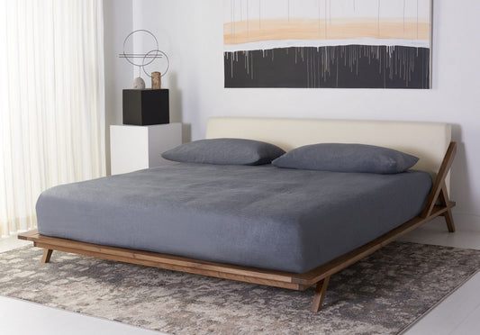 Safavieh Devyn Wood Platform Bed | Beds | Modishstore