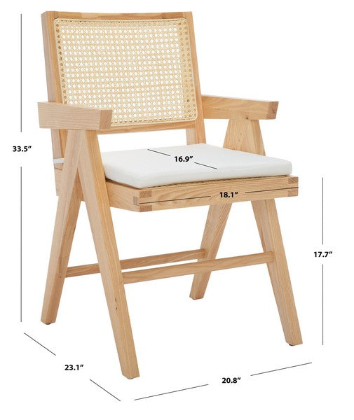 Safavieh rogue rattan online dining chair