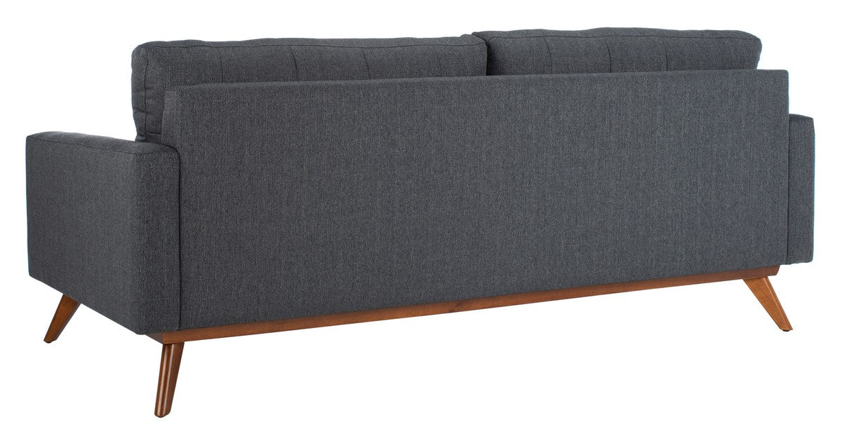 Safavieh Gneiss Modern Linen Sofa - Slate | Sofas | Modishstore - 5