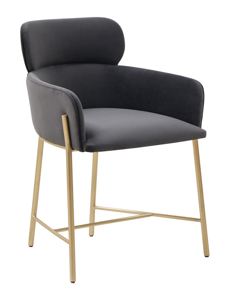 Safavieh Charlize Velvet Dining Chair | Dining Chairs | Modishstore - 9