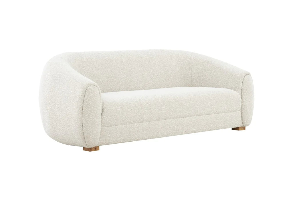 Safavieh Emiliana Boucle Sofa - Ivory | Sofas | Modishstore - 3