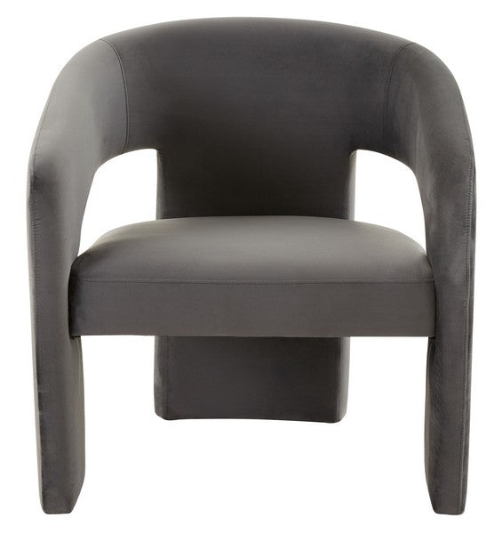 Safavieh Roseanna Modern Accent Chair - Dark Gray | Accent Chairs | Modishstore - 2