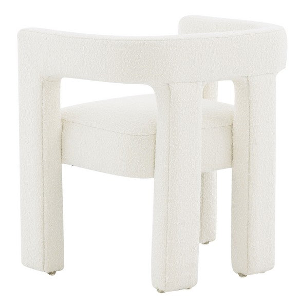 Safavieh Deandre Contemporary Chair - Ivory | Accent Chairs | Modishstore - 4