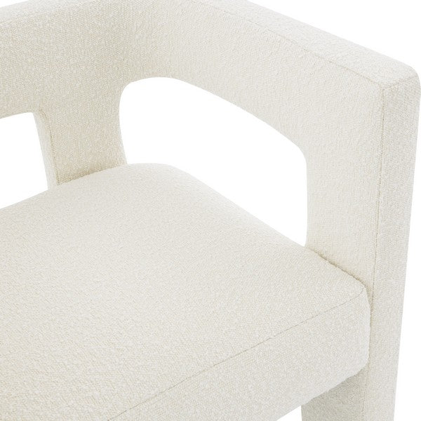 Safavieh Deandre Contemporary Chair - Ivory | Accent Chairs | Modishstore - 3