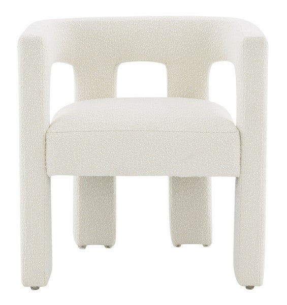 Safavieh Deandre Contemporary Chair - Ivory | Accent Chairs | Modishstore - 2