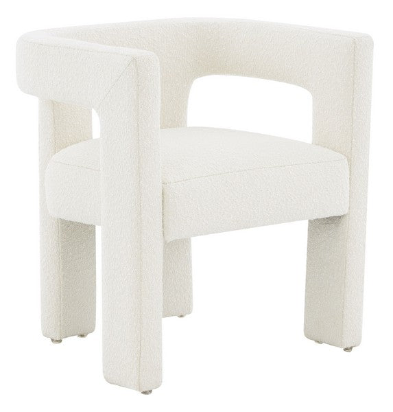 Safavieh Deandre Contemporary Chair - Ivory | Accent Chairs | Modishstore - 5