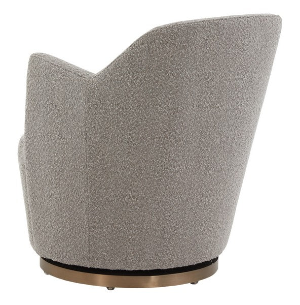 Safavieh Christian Swivel Accent Chair - Light Gray | Accent Chairs | Modishstore - 5