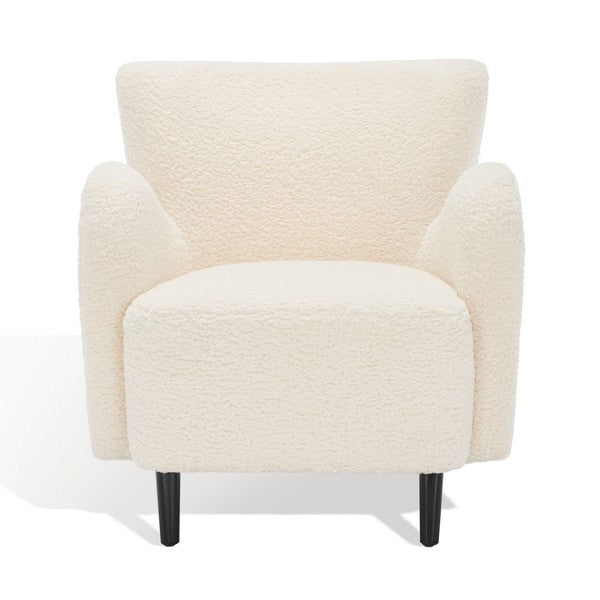 Safavieh Rayanne Modern Wingback Chair - Ivory | Accent Chairs | Modishstore - 2