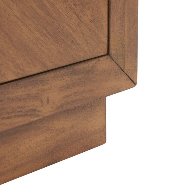 Safavieh Steve 2 Drawer Wood Nightstand - Brown | Nightstands | Modishstore - 5