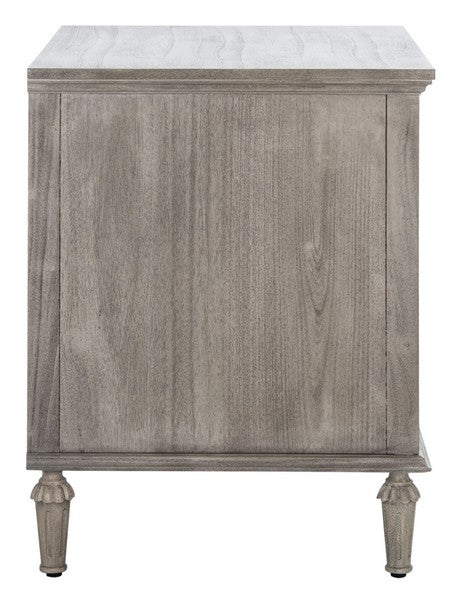 Safavieh Lisabet 1 Drawer Wd Nightstand - Light Gray | Nightstands | Modishstore - 4