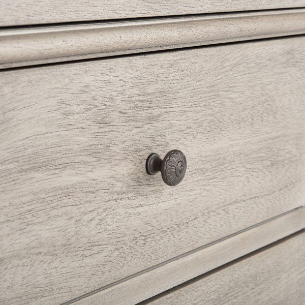 Safavieh Allisyn 3 Drawer Wd Nightstand - Light Gray | Nightstands | Modishstore - 5