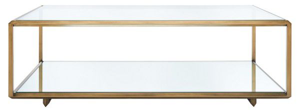 Safavieh Florabella Mirrored Coffee Table - Bronze | Coffee Tables | Modishstore - 5