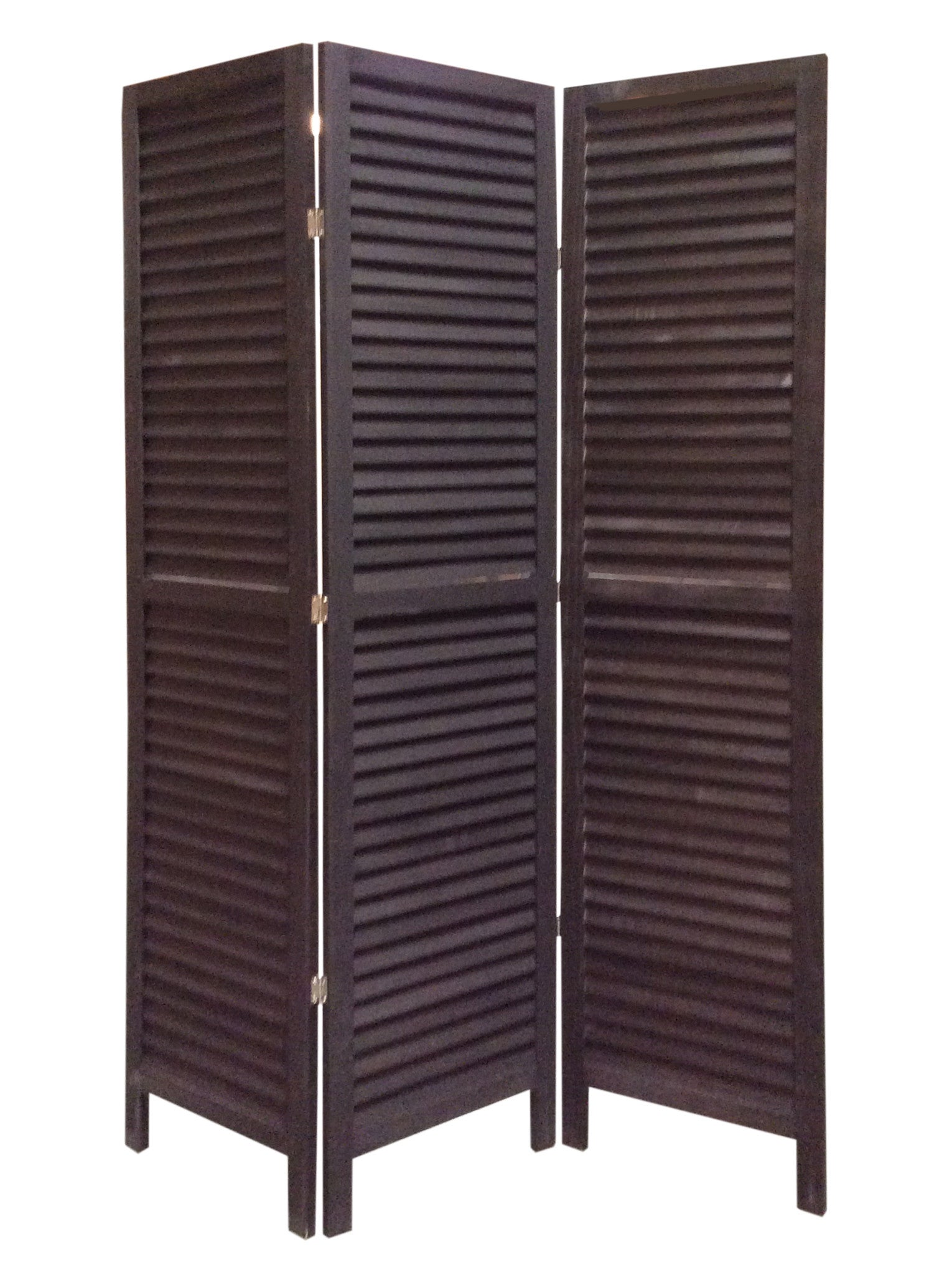 Screen Gems Shutter Screen - Black | Room Divider | Modishstore