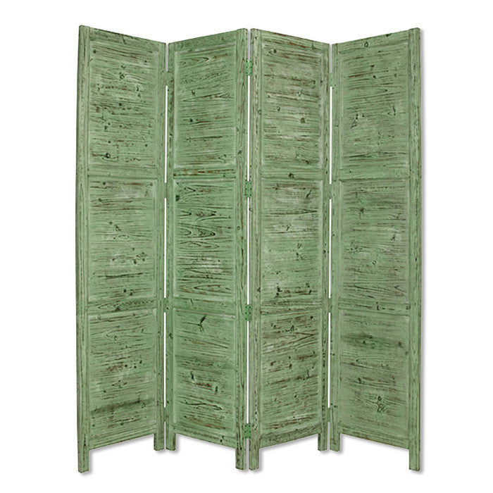 Screen Gems Nantucket Screen - Green | Room Divider | Modishstore