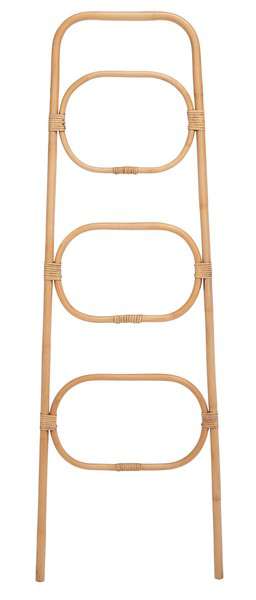 Safavieh Keita 3 Tier Towel Hanger - Honey Brown Wash |  | Modishstore - 2