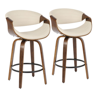 LumiSource Symphony Counter Stool - Set of 2-9