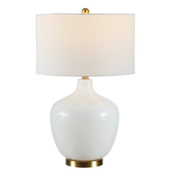 Safavieh Eugenie Glass Table Lamp - White | Table Lamps | Modishstore - 2