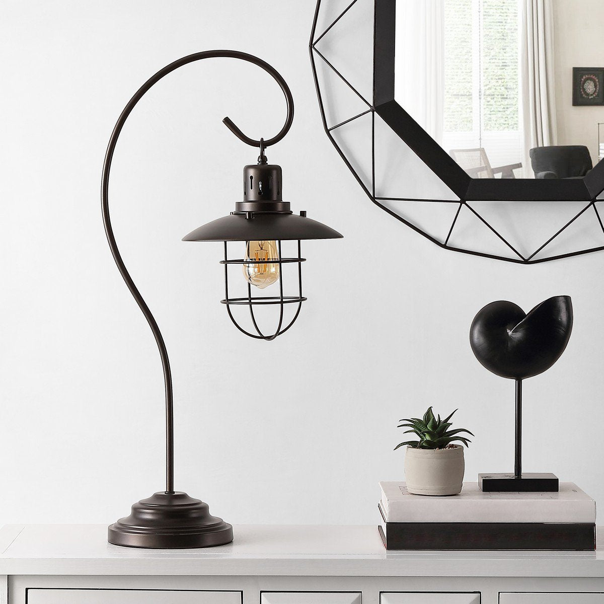 Safavieh Nora Iron Table Lamp - Orb | Table Lamps | Modishstore