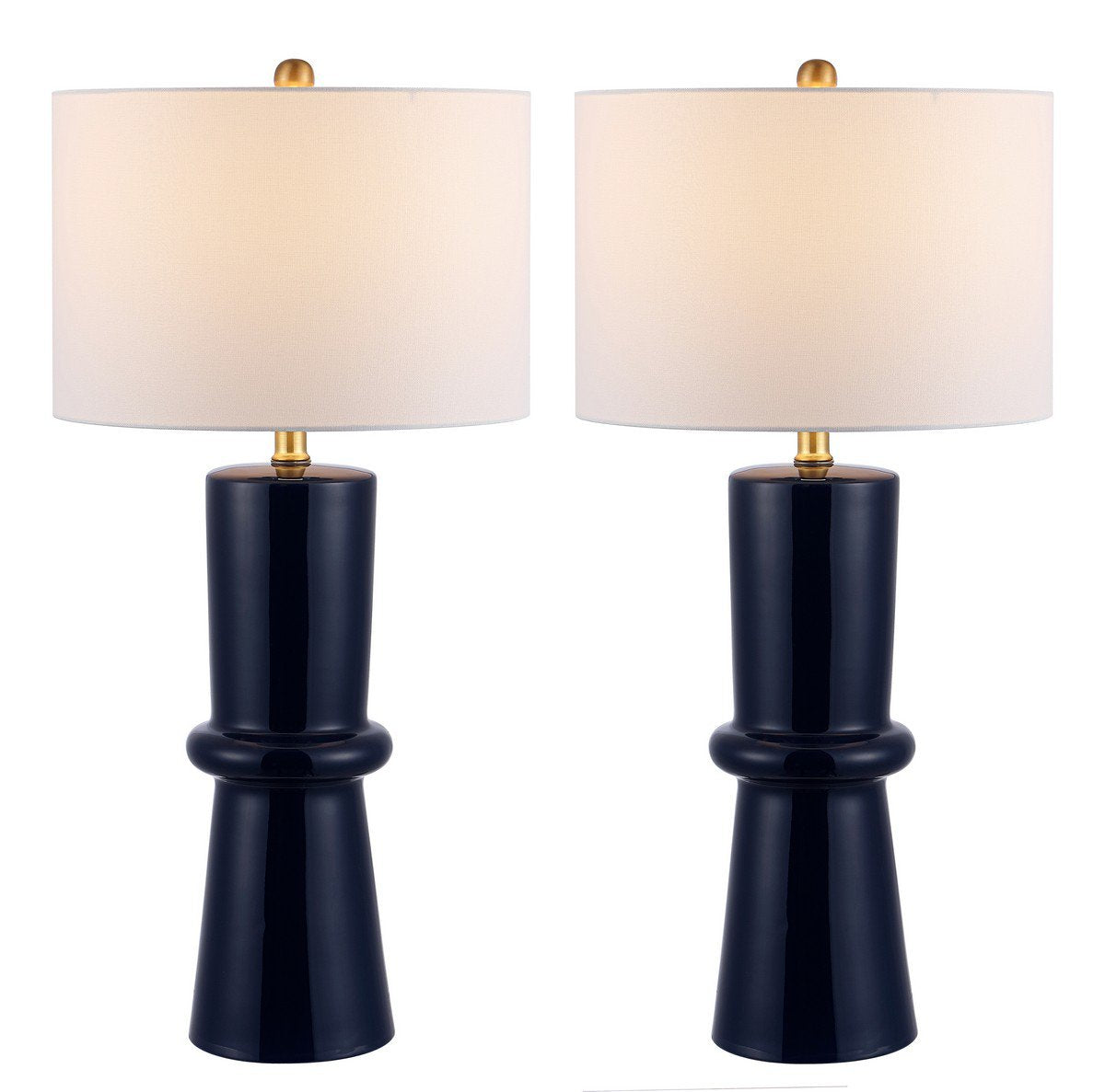 Safavieh Ellaria Ceramic Table Lamp Set Of 2 - Navy | Table Lamps | Modishstore - 3