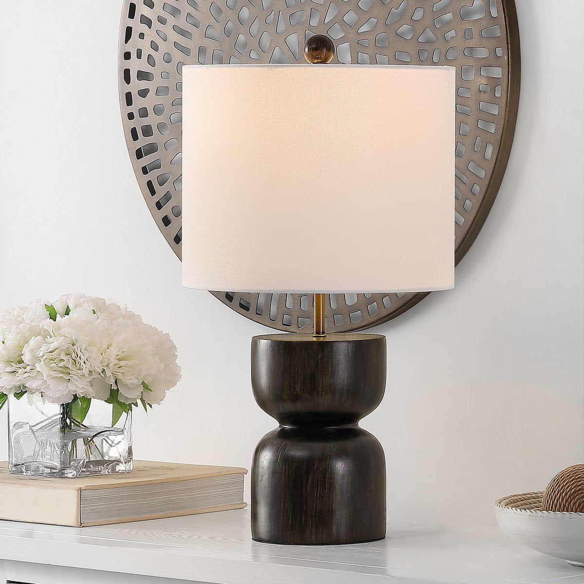 Safavieh Lastra Table Lamp - Dark Brown | Table Lamps | Modishstore - 3