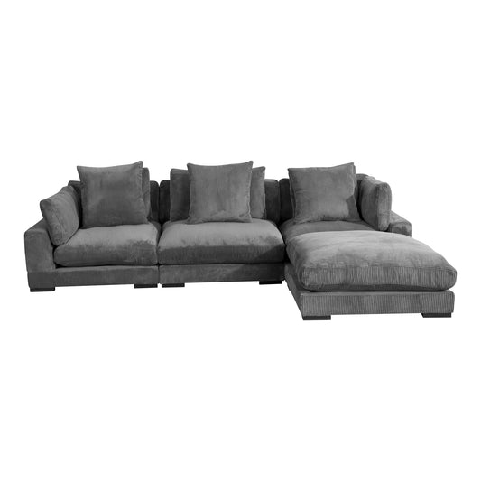 Tumble Lounge Modular Sectional Charcoal By Moe's Home Collection | Sectional | Modishstore - 1