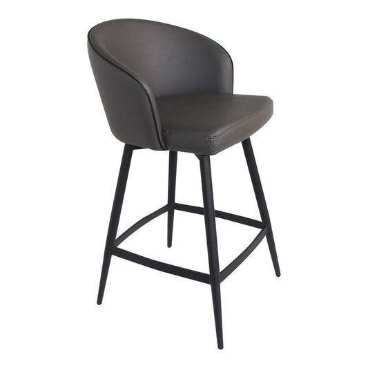 Webber Counter Stool Charcoal By Moe's Home Collection | Bar Stools | Modishstore - 1