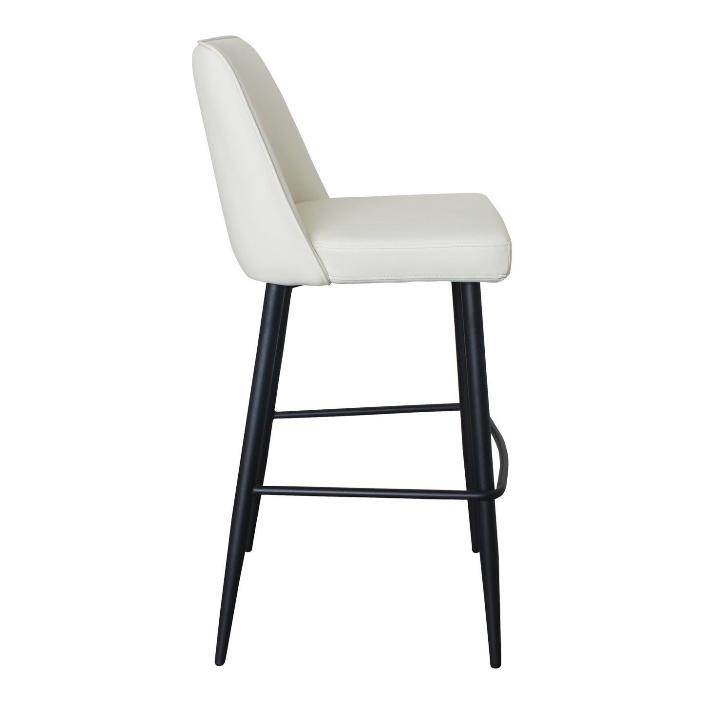 Emelia Barstool Ivory By Moe's Home Collection | Bar Stools | Modishstore - 3