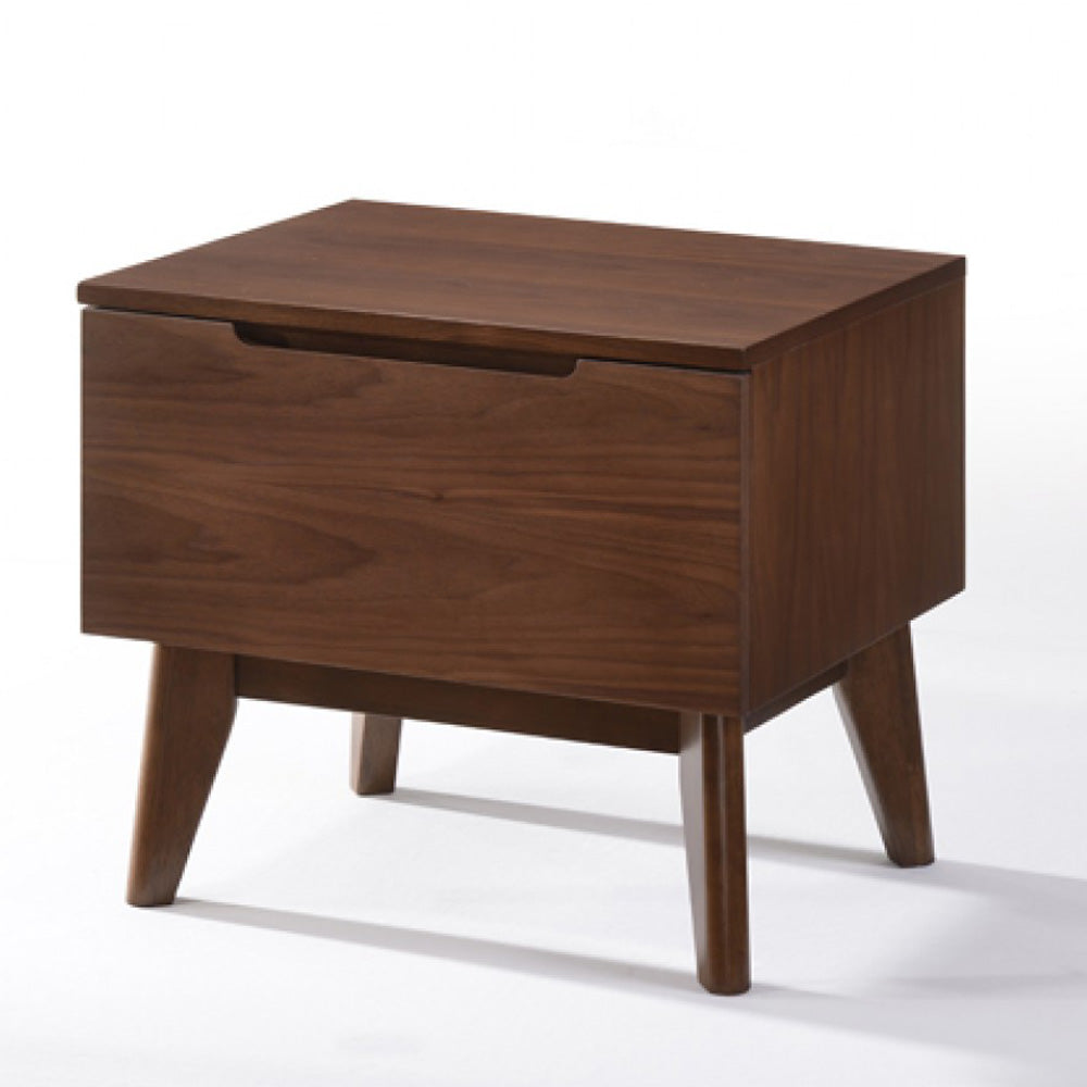 Vig Furniture Modrest Lewis Mid-Century Modern Walnut Nightstand | Nightstands | Modishstore - 4