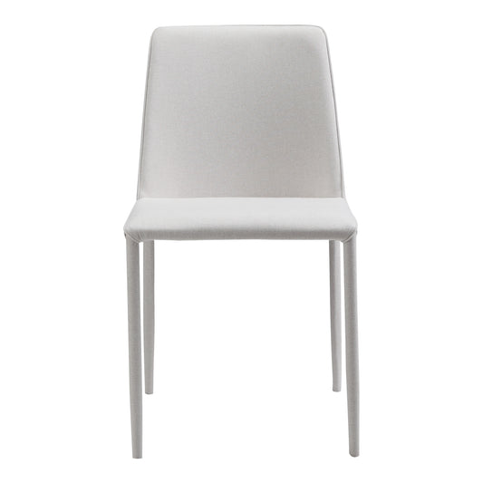 Nora Fabric Dining Chair White-M2 (Set Of 2) By Moe's Home Collection | Dining Chairs | Modishstore - 1