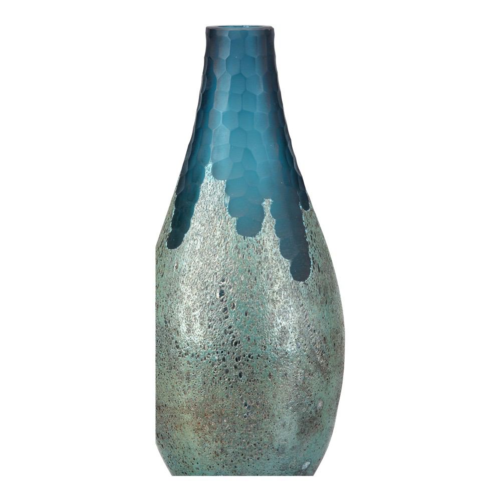 Teardrop Vase Blue By Moe's Home Collection | Vases | Modishstore - 4