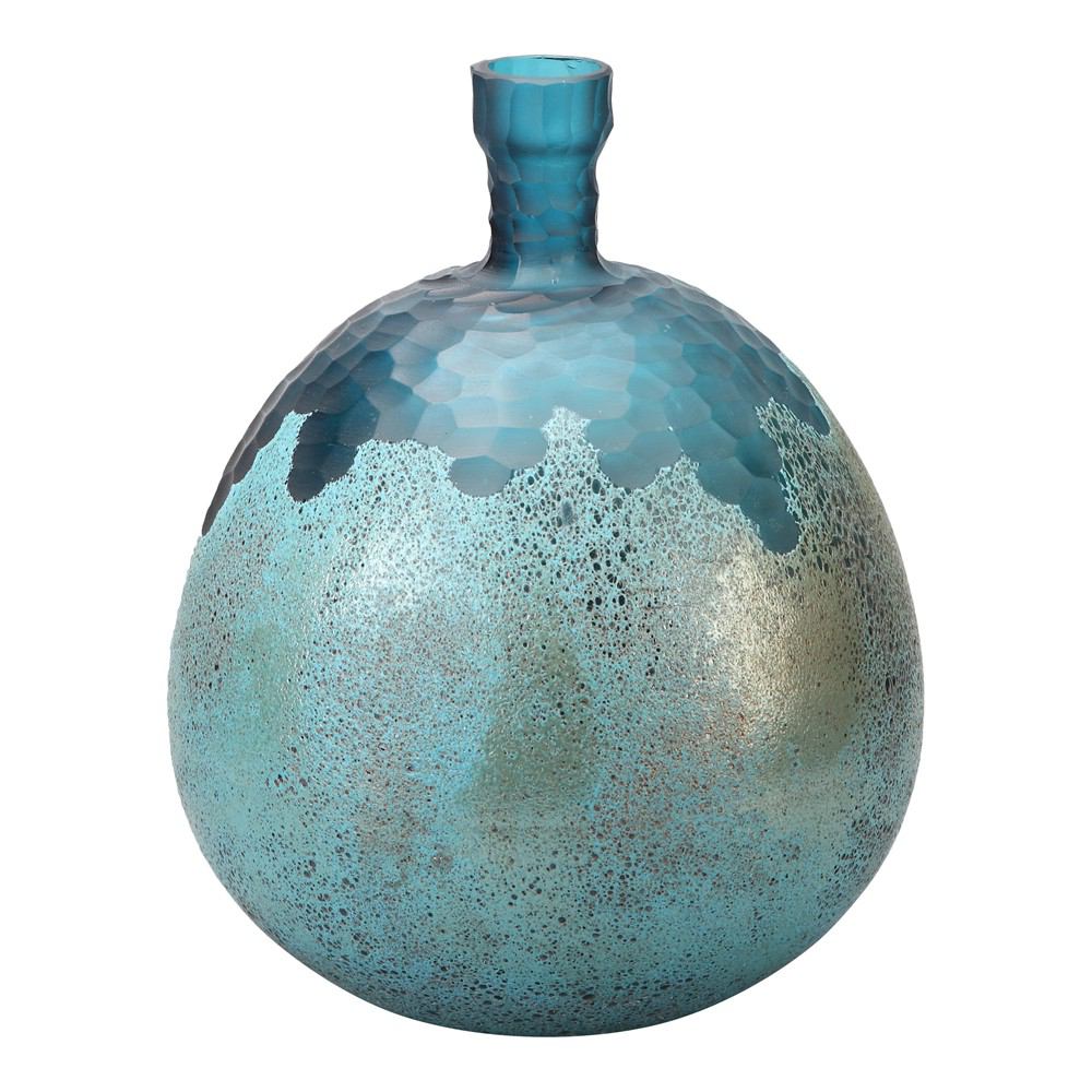 Nix Vase Blue By Moe's Home Collection | Vases | Modishstore - 1