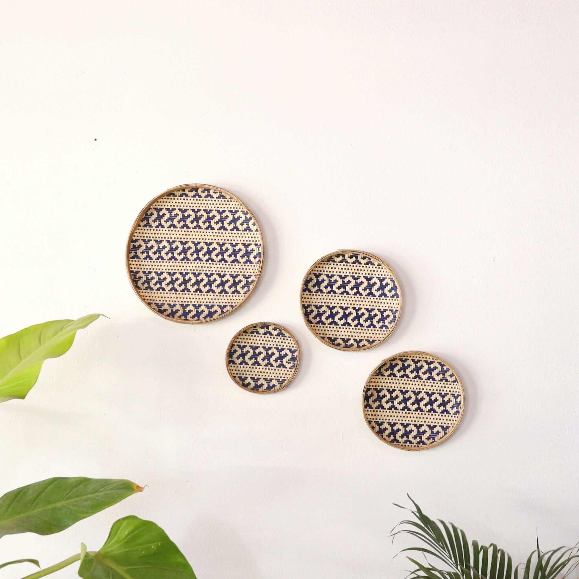 A Ti Kan - Wall Art DeCor Hanging Set Of 4 By Thaihome | Wall Decor | Modishstore