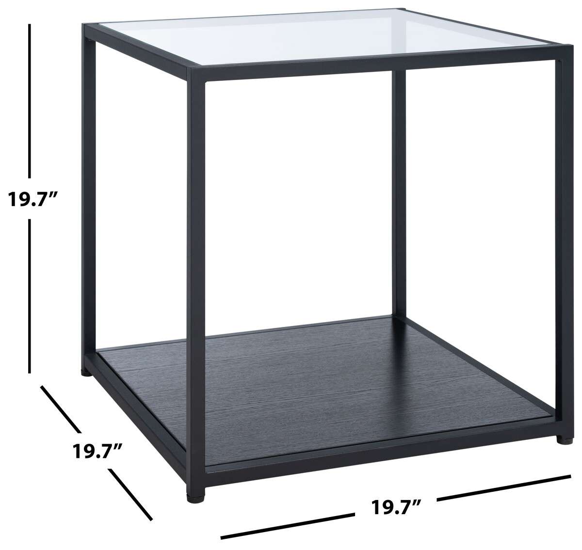 Safavieh Ackley End Table - Black | Accent Tables | Modishstore - 2