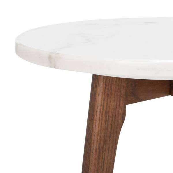 Safavieh Marini Round Marble End Table - Marble | End Tables | Modishstore - 2