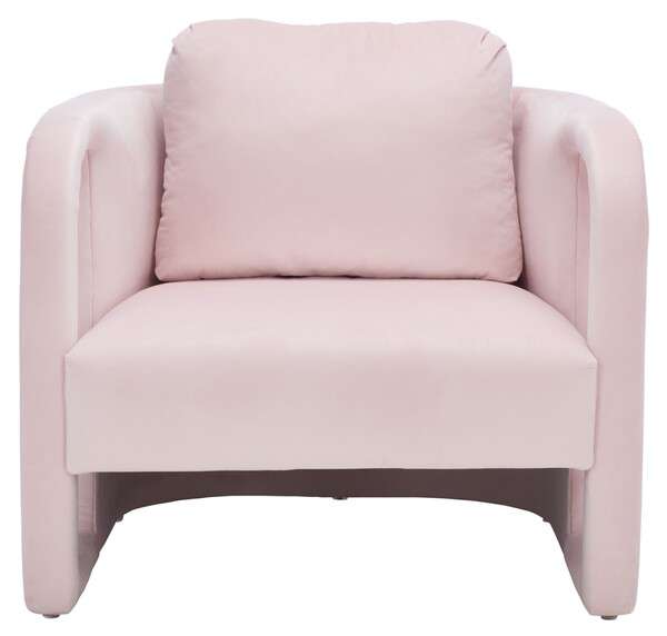 Safavieh Fifer Accent Chair - Light Pink | Accent Chairs | Modishstore