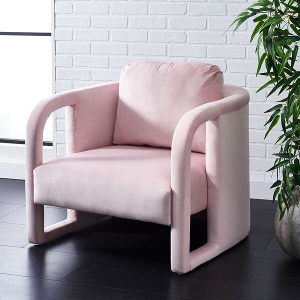 Pale pink accent online chair